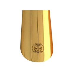 Shoe horn, long model, in solid brass