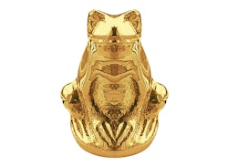 Frog, seated, brass, 5 cm