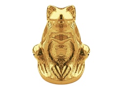 Frog, seated, brass, 5 cm