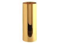 Vase, brass, cylindrical, 18 x 7.5 cm, from Gusums Messing