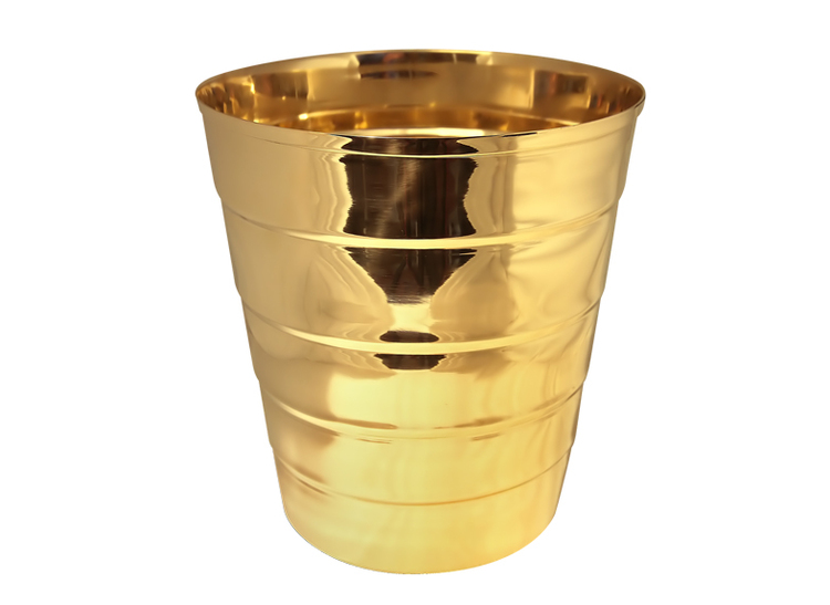 Pot, larger in brass, solid, from Gusums Messing