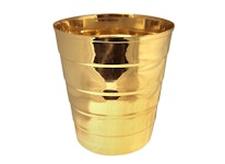 Pot, larger in brass, solid, from Gusums Messing