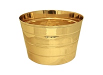 Pot lower, in solid brass