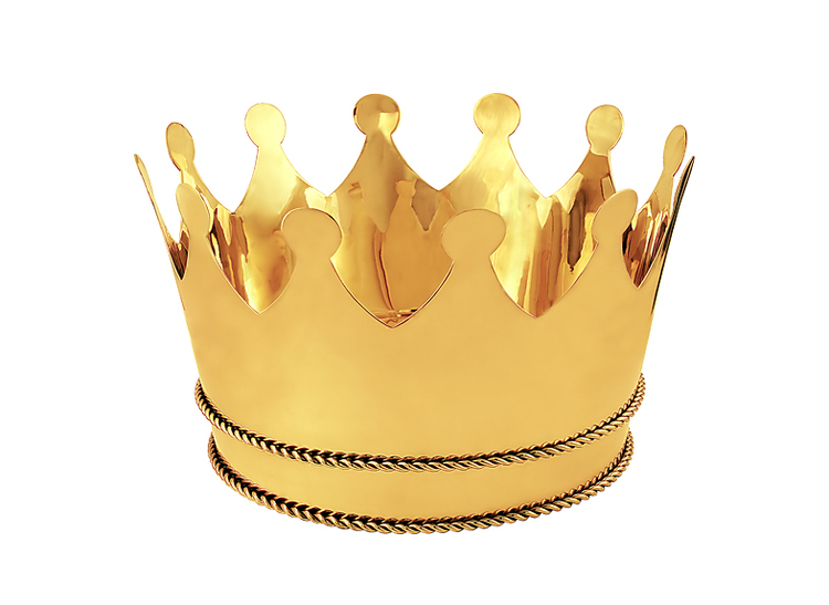 Pot in brass "King"