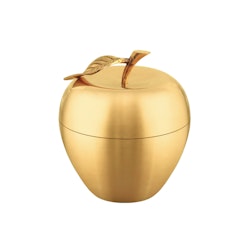 Bowl in shape of apple in brass from Gusums Messing, 13.8 cm
