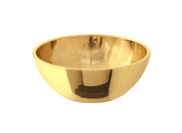 Bowl in brass, smaller height 1.6 x diameter 4.1 cm from Gusums Messing