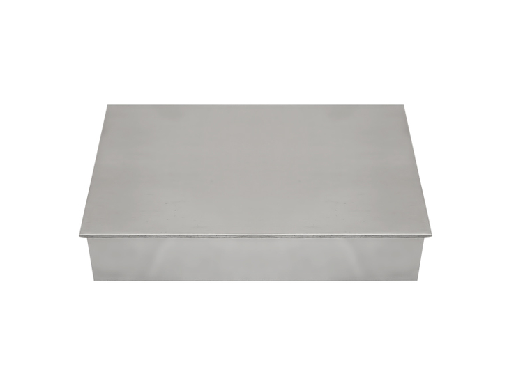 Box in pewter, rectangular from Munka Sweden, design Fredrik Strömblad