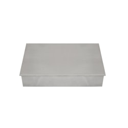 Box in pewter, rectangular from Munka Sweden, design Fredrik Strömblad