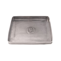 Tray in pewter, with Athena medallion, from Munka Sweden