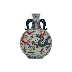 Vase, 64 cm, flowers and birds