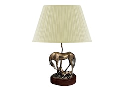 Lampe mit Pferden