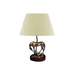 Lamp with horses