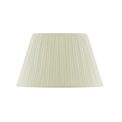 Lampshade, oval 33 cm, white, polyester
