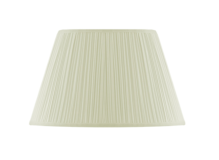 Lampshade, oval, 40 cm, white, polyester