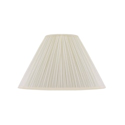 Lampshade, round, 35 cm, white, polyester