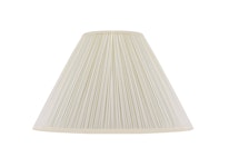 Lampshade, round, 45 cm, white, polyester