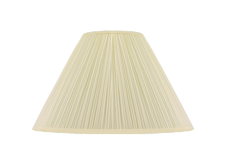 Lampshade, round, 40 cm, antique white, polyester