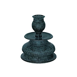 Candlestick, bronzed, baroque, replica from the ship Wasa