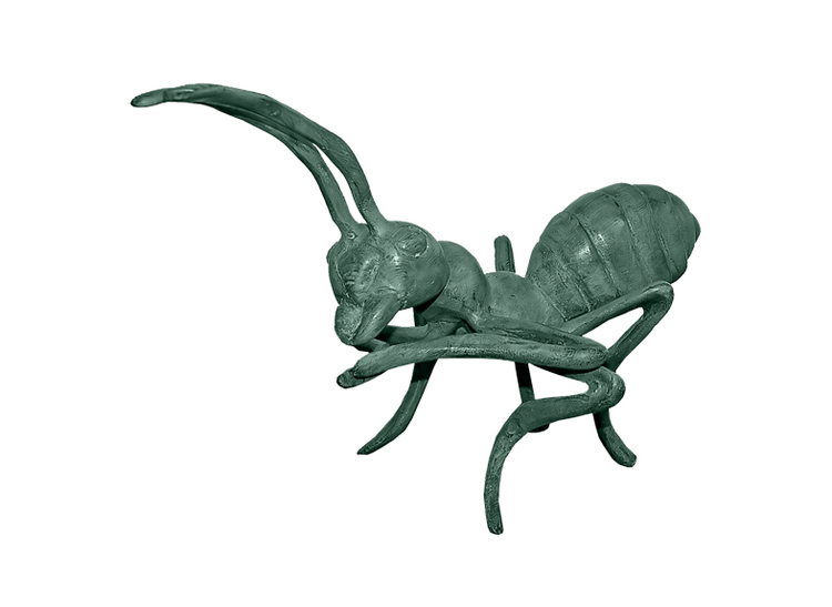 Ant, green made of bronze, 23 cm, from Mr Fredrik