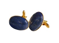 Manschettknappar med Lapis Lazuli sten