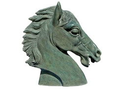 Pferdekopf in Bronze 30 cm