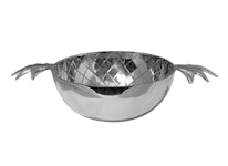 Bowl, pineapple, large, nickel-plated aluminum, Mr Fredrik