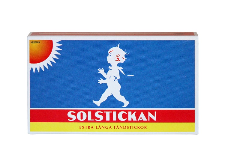 Tändstickask Solstickan Extra Långa Stickor