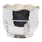 Champagne cooler / flowerpot in silver-plated lead-free brass from Gusums Messing