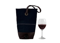 BAGFORBOX, blå, vaxad canvas