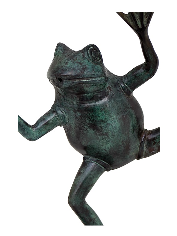 Fontängroda i brons, 40 cm "Funny frog" från Mr Fredrik