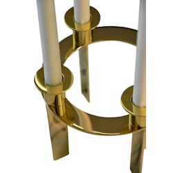 Candlestick with 4 candles for all occasions and Advent