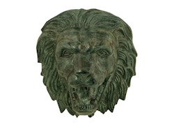 Väggfontän, lejonhuvud gjort i aluminium, från Mr Fredrik  25 cm x 26 cm x 13 cm