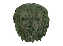 Wall fountain, lion head made in aluminium, from Mr Fredrik 25 cm x 26 cm x 13 cm