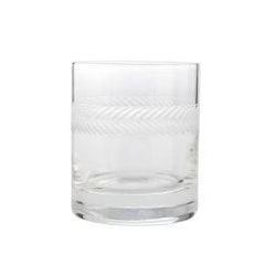 Lagerkrans, handgraverat whiskey-/drinkglas från Munka Sweden