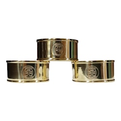 Napkin ring in brass, oval, Gusums Messing
