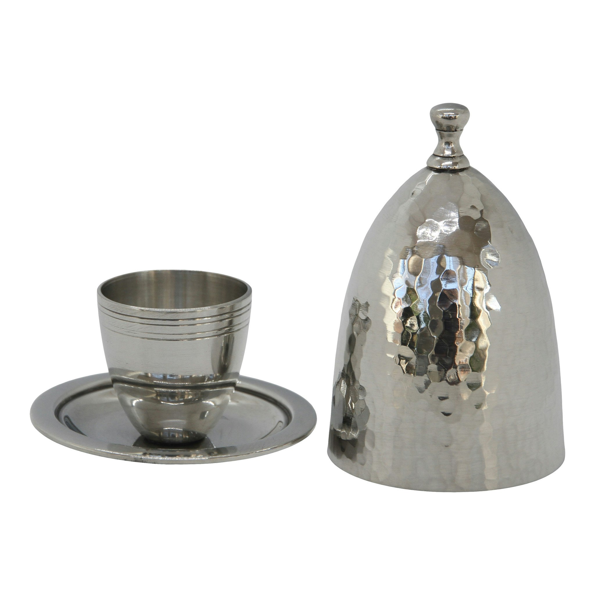 Egg cup with lid, all in pewter from Munka Sweden