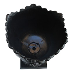 Grand pot en aluminium, noir, hauteur 41 cm et diamètre 39 cm, de Mr Fredrik
