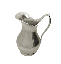 Pewter wine jug from Munka Sweden, 33 cm high, holds 1.8 liters of wine, juice or water