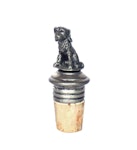 Bottle cap in the shape of a cute dog in lead-free pewter from Munka Sweden