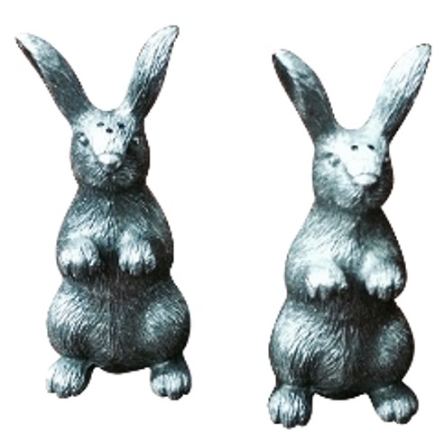 Set med kaniner / harar som salt och pepparströare från Munka Sweden