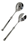 Salad cutlery in pewter from Munka Sweden