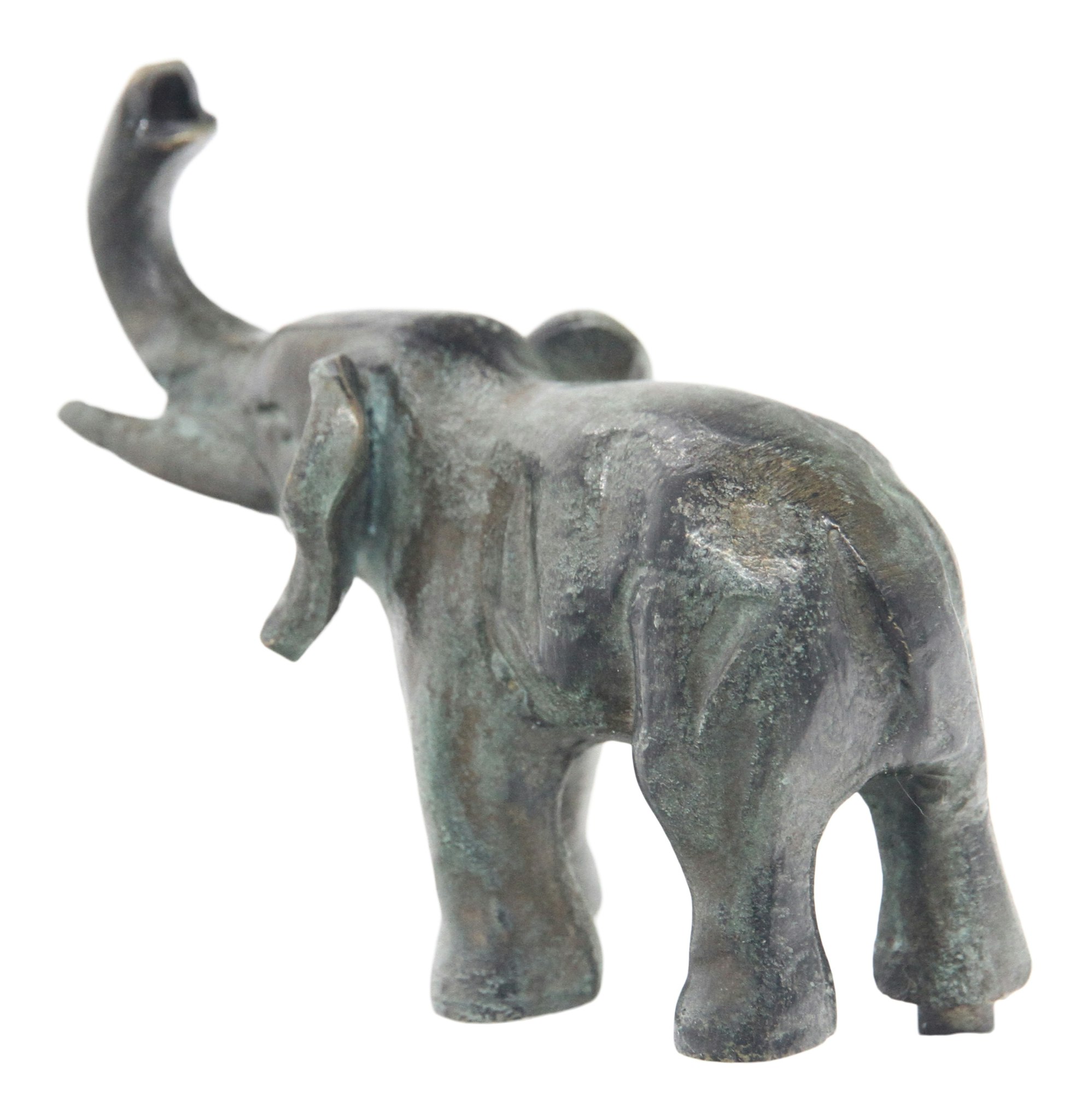 Fontän i form av elefant (mindre elefant 8,5 cm) där det sprutar ur snabeln