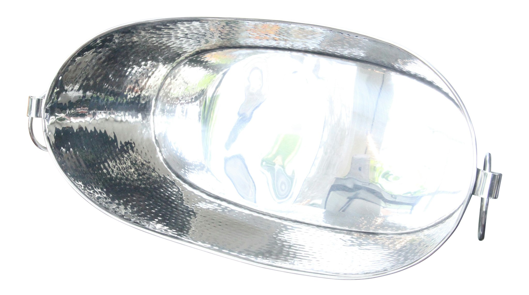 Champagne- och vinkylare i badkarsmodell, 49 cm x 26 cm x 20 cm