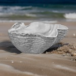 Champagne/wine cooler and for seafood platter, in the form of larger seashells