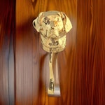 Door knocker in the shape of a labrador, smaller