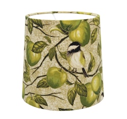 Lampshade, ROUND, with green apples and tallow that fits, among other things, Munka Tenn lamps