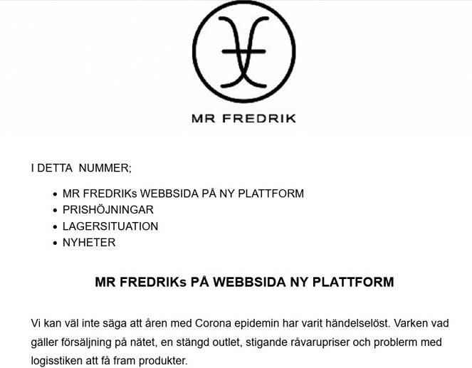 Mr Fredrik