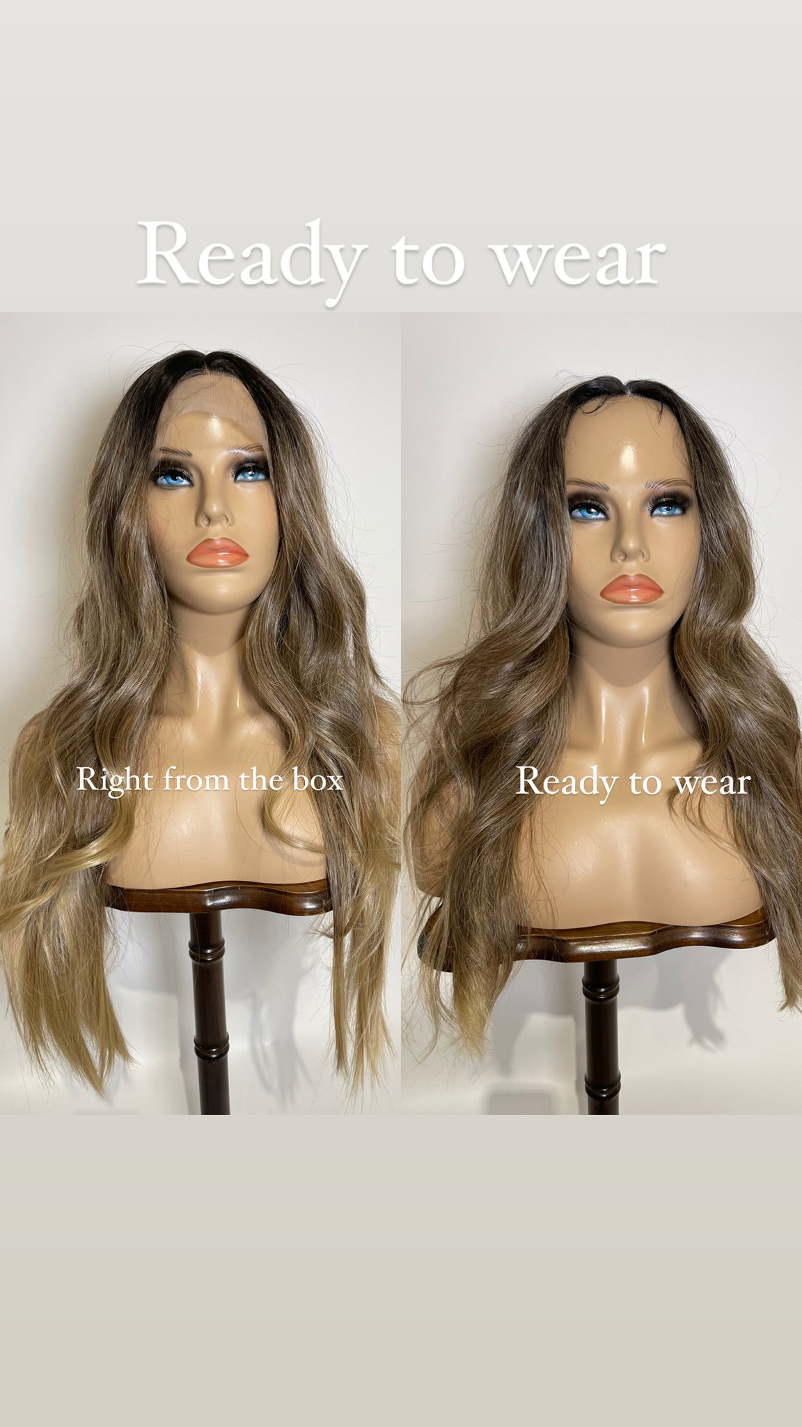 Ready to wear/Haircut on your syntetic wig