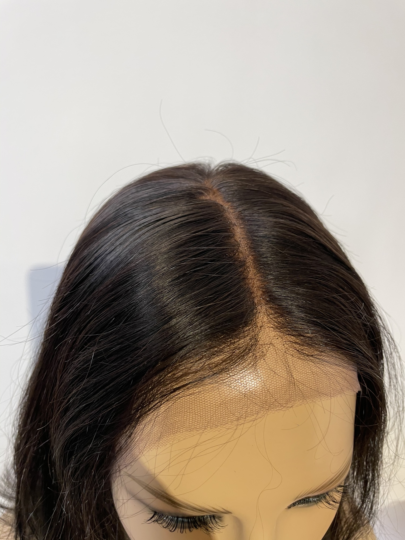 Front lace fake scalp 30cm topp kvalitet
