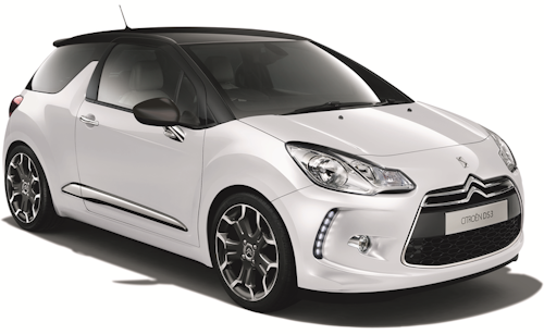 Solfilm til Citroën DS3. Ferdig tilpasset solfilm til alle Citroën biler.